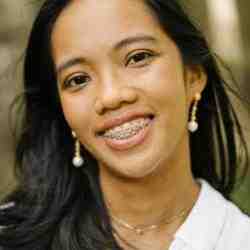 Photo of Rosalin Angelu Baliton (Filipina wearing a white collared shirt)